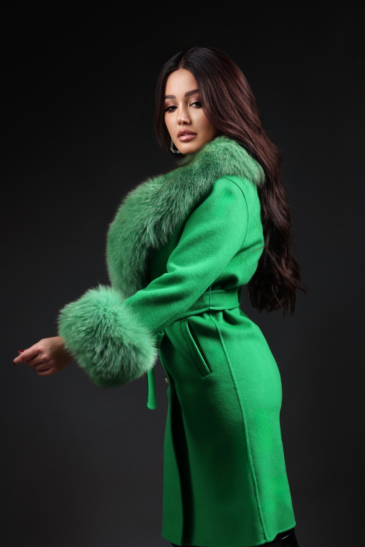 Mob Wife Coat (Green)