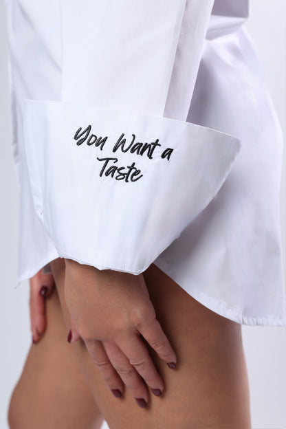 Sweet But Deadly Long Sleeve Button Up Shirt