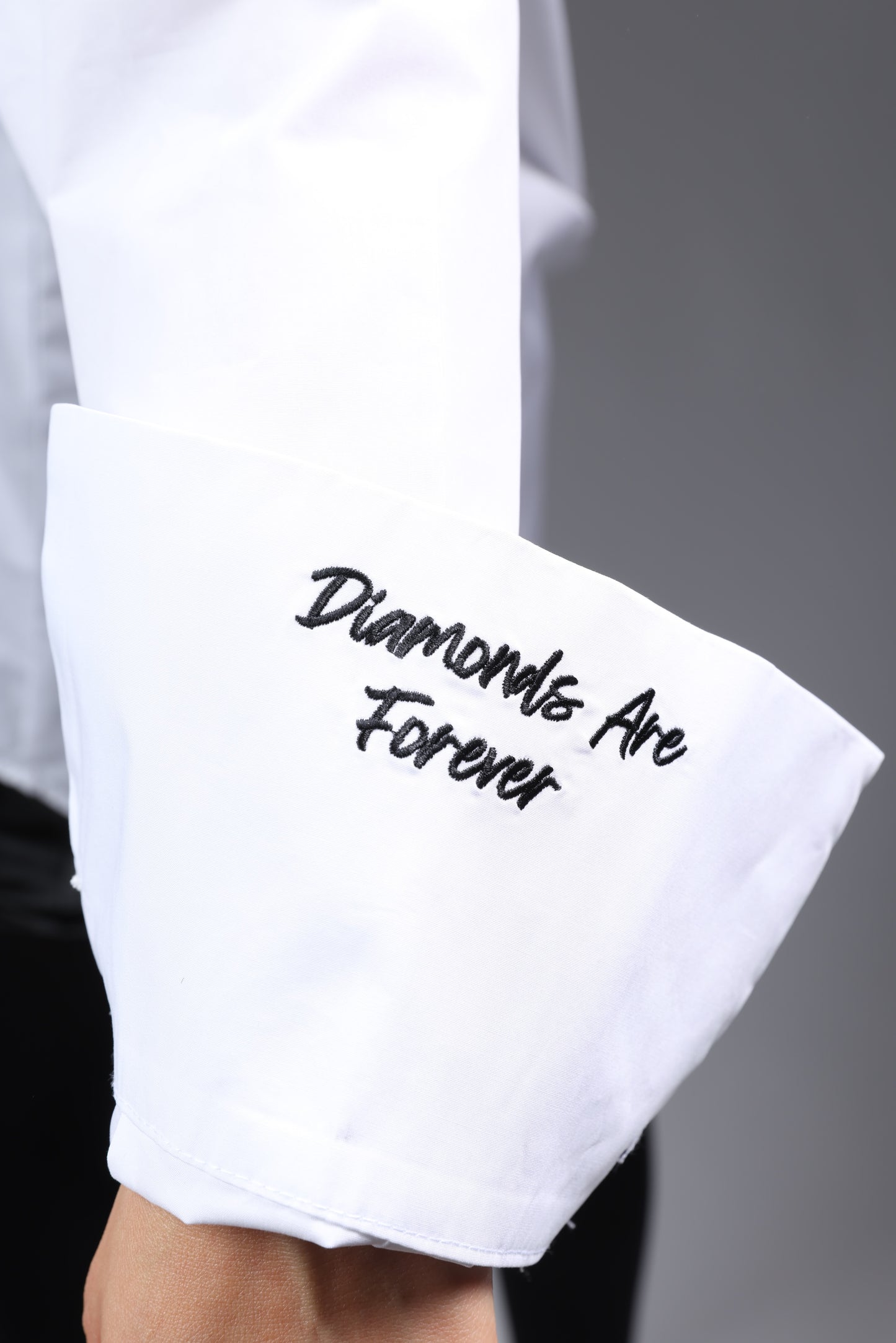 Give Me Diamonds Long Sleeve Button Up Shirt