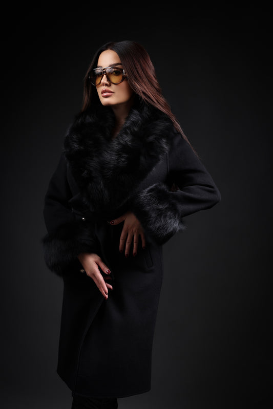 Mob Wife Coat (Black)