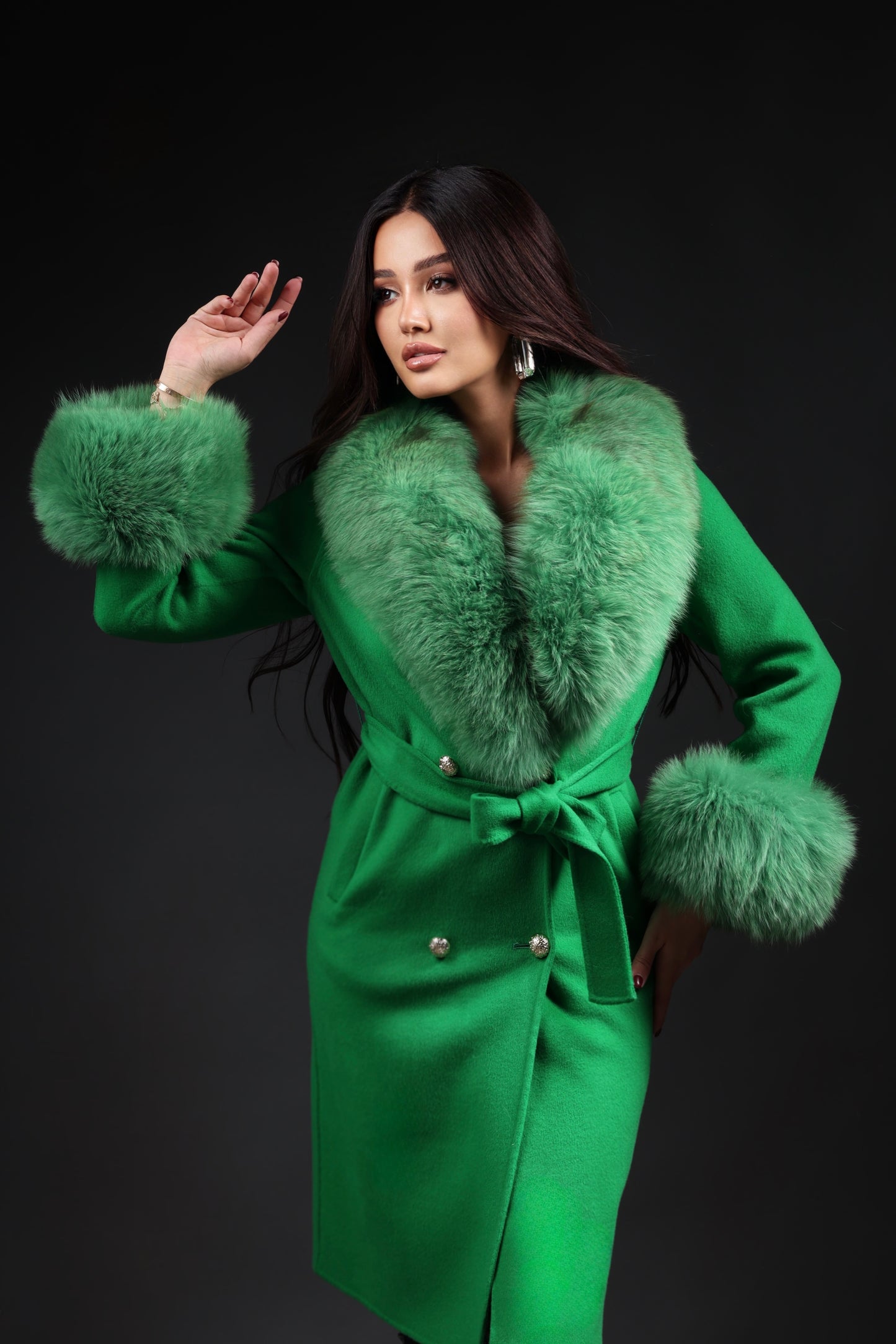 Mob Wife Coat (Green)