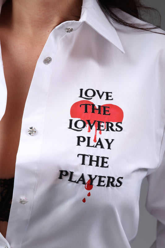 Love The Lovers Long Sleeve Button Up Shirt
