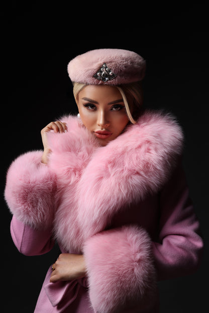 Mob Wife Coat (Pink)
